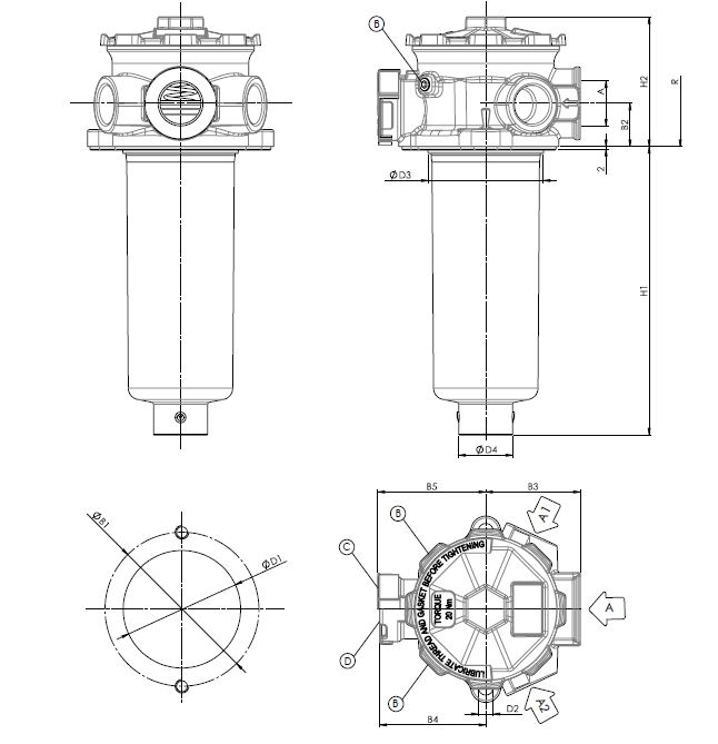 Filtrec - FR62R104000BB4001B000