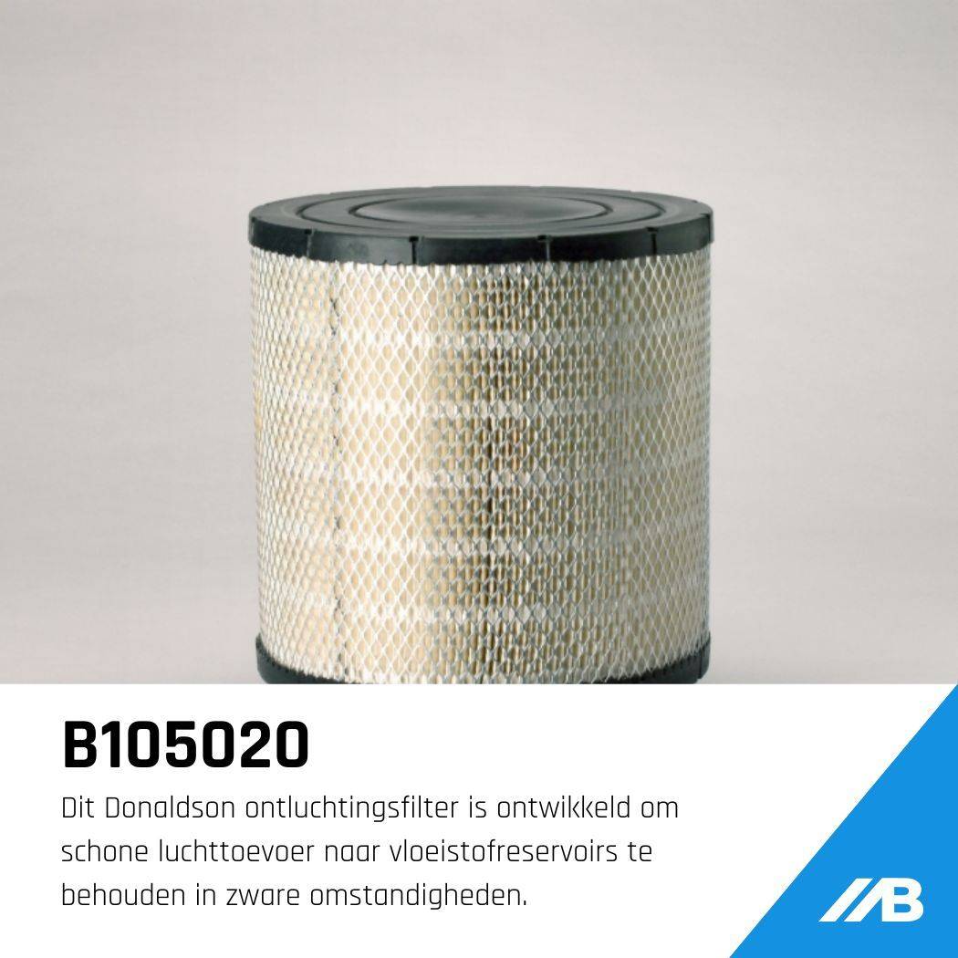 B105020 Donaldson Ontluchtingsfilter