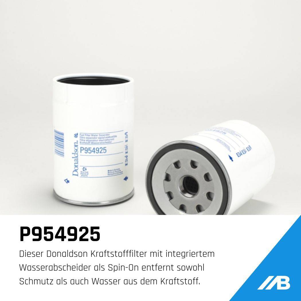 P954925 Donaldson Kraftstofffilter Wasserabscheider Spin-On
